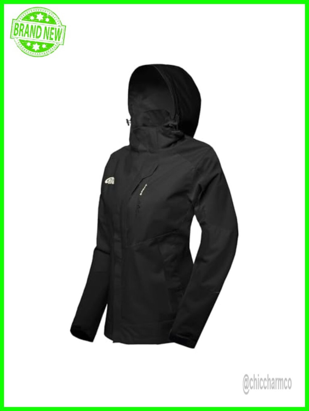 Women's Waterproof Rain Jacket with Hood Lightweight Windbreaker